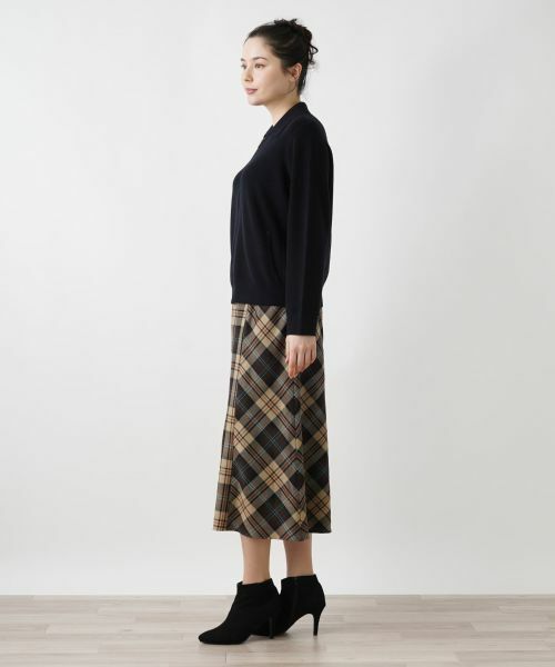 Leilian PLUS HOUSE / レリアンプラスハウス カーディガン・ボレロ | 【店舗人気】ニットジップブルゾン | 詳細2