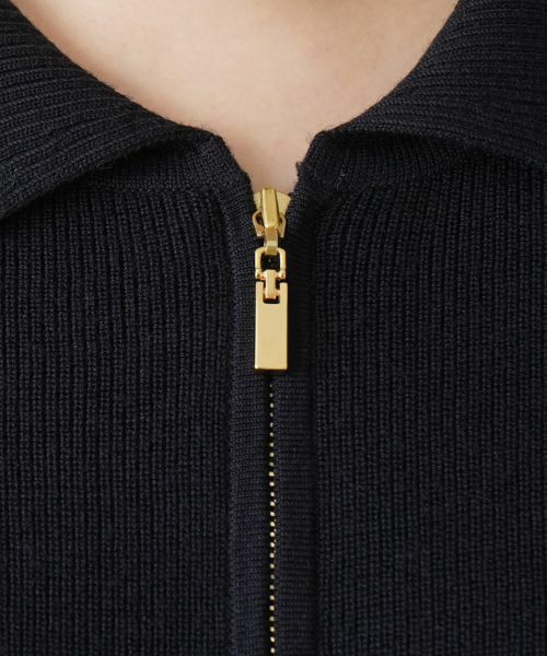 Leilian PLUS HOUSE / レリアンプラスハウス カーディガン・ボレロ | 【店舗人気】ニットジップブルゾン | 詳細4