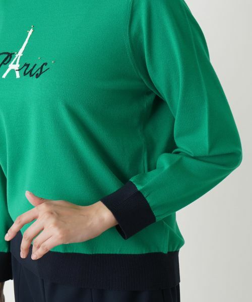 Leilian PLUS HOUSE / レリアンプラスハウス ニット・セーター | 【インターシャ編み】モチーフニット | 詳細13