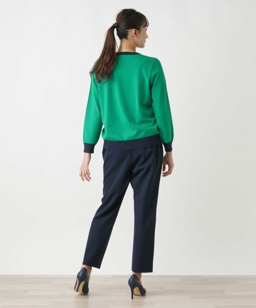 Leilian PLUS HOUSE / レリアンプラスハウス ニット・セーター | 【インターシャ編み】モチーフニット | 詳細7