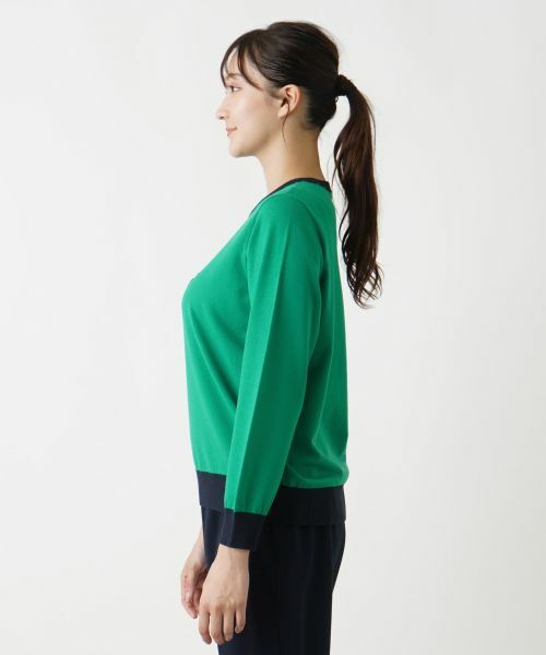 Leilian PLUS HOUSE / レリアンプラスハウス ニット・セーター | 【インターシャ編み】モチーフニット | 詳細9