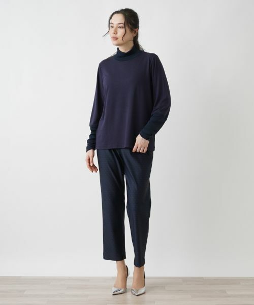 Leilian PLUS HOUSE / レリアンプラスハウス カットソー | 【店舗人気】ハイネックカットソー | 詳細1