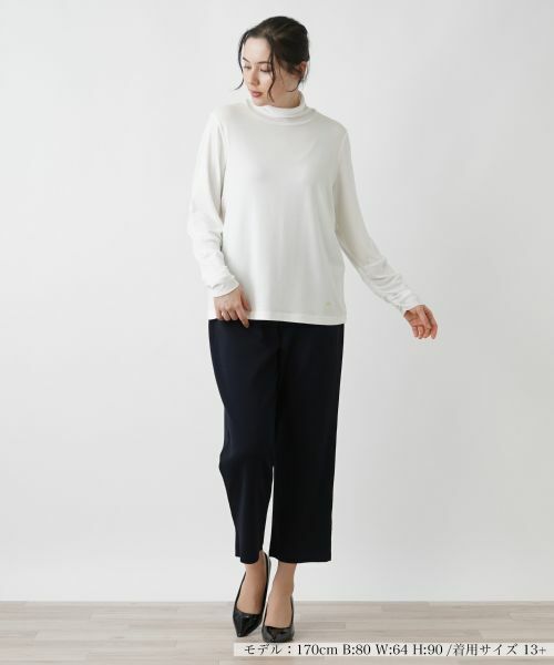 Leilian PLUS HOUSE / レリアンプラスハウス カットソー | 【店舗人気】ハイネックカットソー | 詳細4