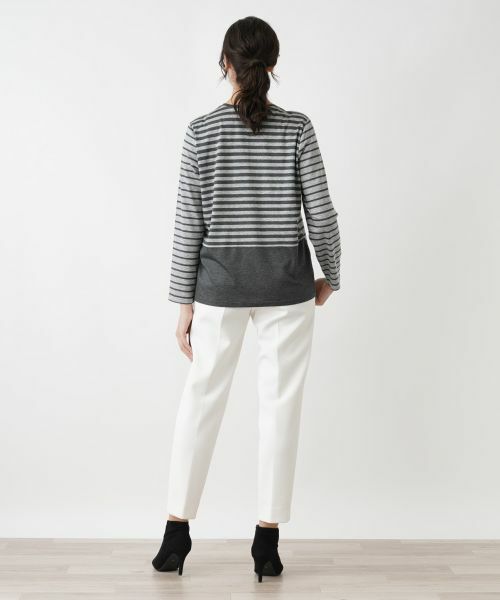 Leilian PLUS HOUSE / レリアンプラスハウス カットソー | 【店舗人気】ラウンドネックカットソー | 詳細3