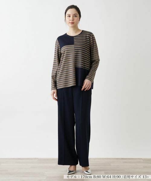 Leilian PLUS HOUSE / レリアンプラスハウス カットソー | 【店舗人気】ラウンドネックカットソー | 詳細4