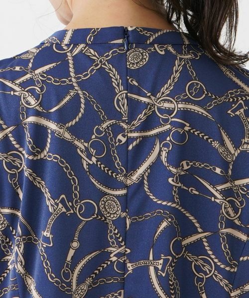 Leilian PLUS HOUSE / レリアンプラスハウス ドレス | アンティーク調プリントワンピース | 詳細12