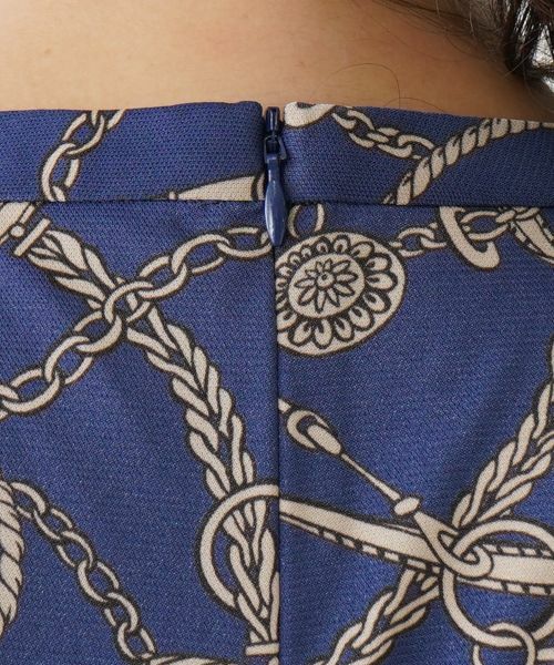 Leilian PLUS HOUSE / レリアンプラスハウス ドレス | アンティーク調プリントワンピース | 詳細13