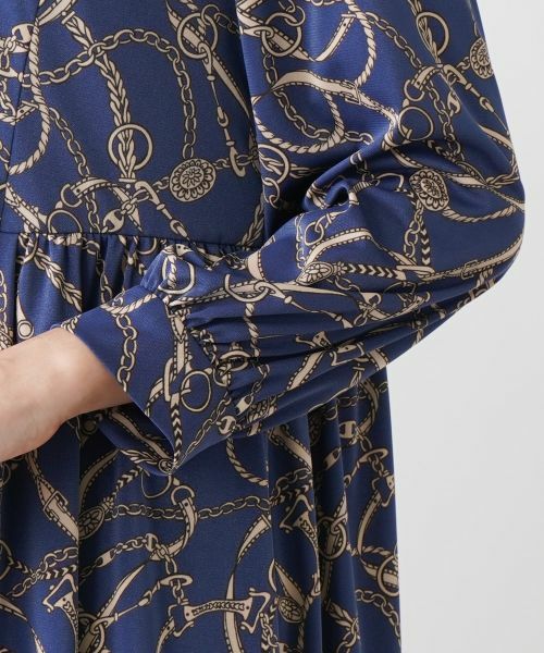 Leilian PLUS HOUSE / レリアンプラスハウス ドレス | アンティーク調プリントワンピース | 詳細14