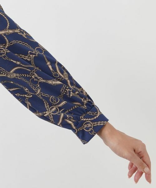 Leilian PLUS HOUSE / レリアンプラスハウス ドレス | アンティーク調プリントワンピース | 詳細15