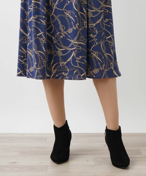 Leilian PLUS HOUSE / レリアンプラスハウス ドレス | アンティーク調プリントワンピース | 詳細17