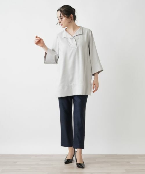 Leilian PLUS HOUSE / レリアンプラスハウス シャツ・ブラウス | 襟付きブラウス | 詳細1