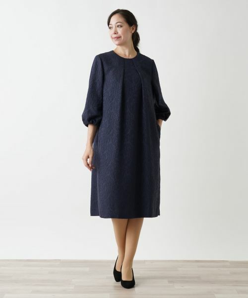 Leilian PLUS HOUSE / レリアンプラスハウス ドレス | コクーンワンピース | 詳細1