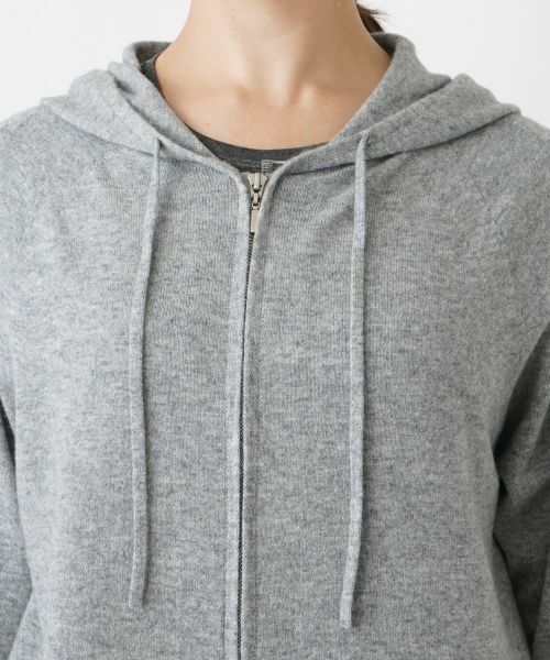 Leilian PLUS HOUSE / レリアンプラスハウス カーディガン・ボレロ | 【店舗人気】ニットパーカ【Leilian WHITE LABEL】 | 詳細10