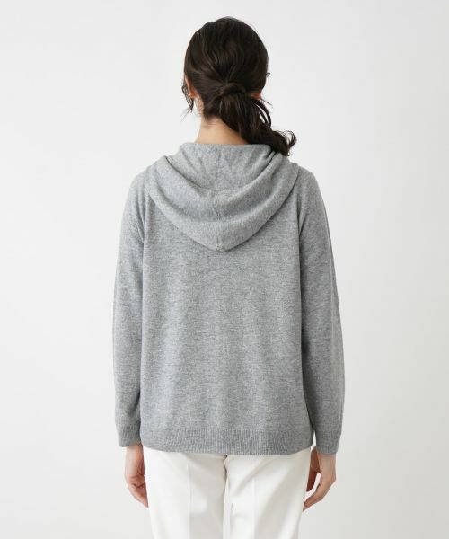 Leilian PLUS HOUSE / レリアンプラスハウス カーディガン・ボレロ | 【店舗人気】ニットパーカ【Leilian WHITE LABEL】 | 詳細9