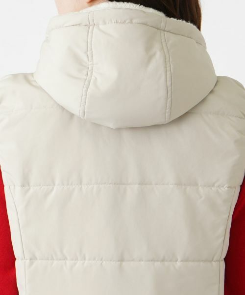 Leilian PLUS HOUSE / レリアンプラスハウス テーラードジャケット | 中わたフーディベスト【Leilian WHITE LABEL】 | 詳細14