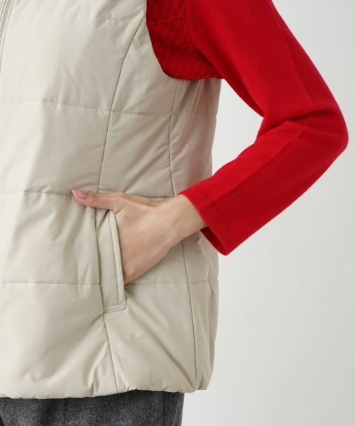 Leilian PLUS HOUSE / レリアンプラスハウス テーラードジャケット | 中わたフーディベスト【Leilian WHITE LABEL】 | 詳細20