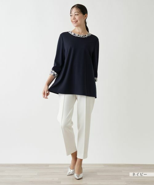 Leilian PLUS HOUSE / レリアンプラスハウス カットソー | カットソー【Leilian WHITE LABEL】 | 詳細1