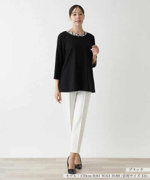 Leilian PLUS HOUSE / レリアンプラスハウス カットソー | カットソー【Leilian WHITE LABEL】 | 詳細5