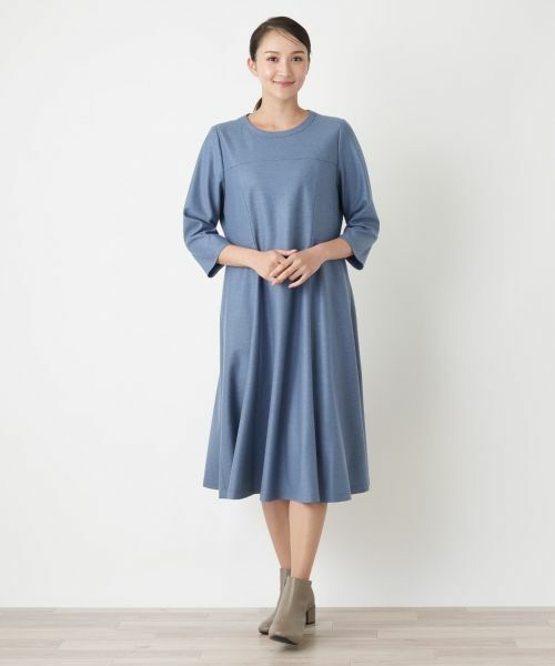 Leilian PLUS HOUSE / レリアンプラスハウス ドレス | フレアワンピース【Leilian WHITE LABEL】 | 詳細1