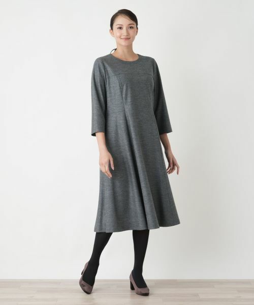 Leilian PLUS HOUSE / レリアンプラスハウス ドレス | フレアワンピース【Leilian WHITE LABEL】 | 詳細5