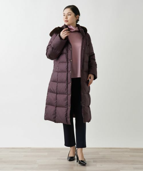 Leilian PLUS HOUSE / レリアンプラスハウス その他アウター | 【店舗人気】ロング丈ダウンコート【Leilian WHITE LABEL】 | 詳細1