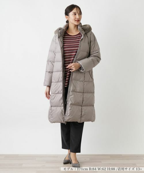 Leilian PLUS HOUSE / レリアンプラスハウス その他アウター | 【店舗人気】ロング丈ダウンコート【Leilian WHITE LABEL】 | 詳細10