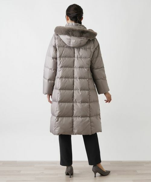 Leilian PLUS HOUSE / レリアンプラスハウス その他アウター | 【店舗人気】ロング丈ダウンコート【Leilian WHITE LABEL】 | 詳細12
