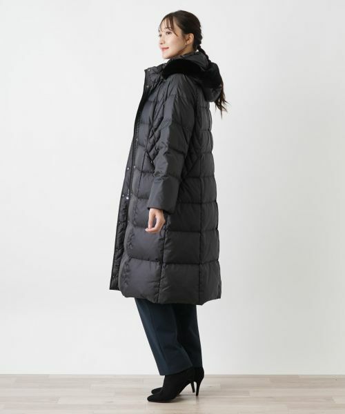 Leilian PLUS HOUSE / レリアンプラスハウス その他アウター | 【店舗人気】ロング丈ダウンコート【Leilian WHITE LABEL】 | 詳細7