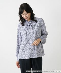 Leilian PLUS HOUSE / レリアンプラスハウス カットソー | ボウタイカットソー