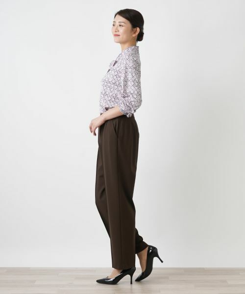 Leilian PLUS HOUSE / レリアンプラスハウス カットソー | ボウタイカットソー | 詳細2