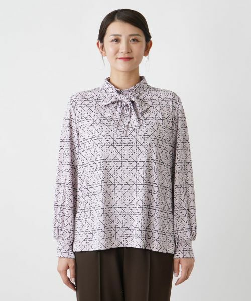 Leilian PLUS HOUSE / レリアンプラスハウス カットソー | ボウタイカットソー | 詳細4