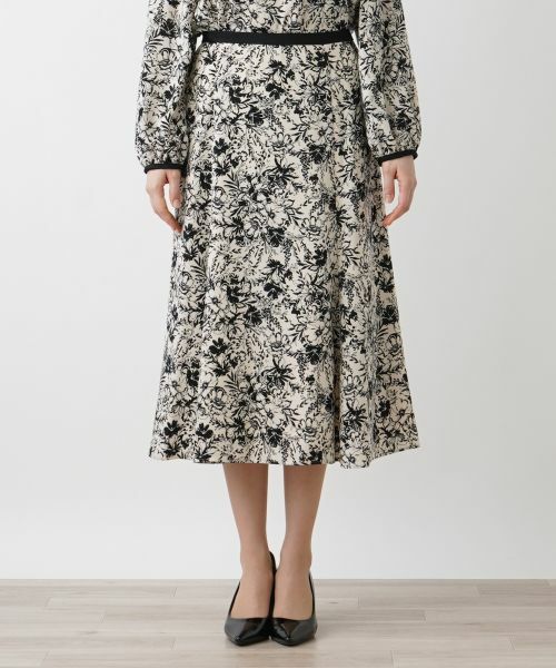 Leilian PLUS HOUSE / レリアンプラスハウス ミニ・ひざ丈スカート | フレアスカート | 詳細4