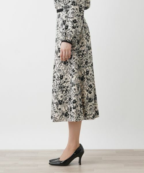 Leilian PLUS HOUSE / レリアンプラスハウス ミニ・ひざ丈スカート | フレアスカート | 詳細5