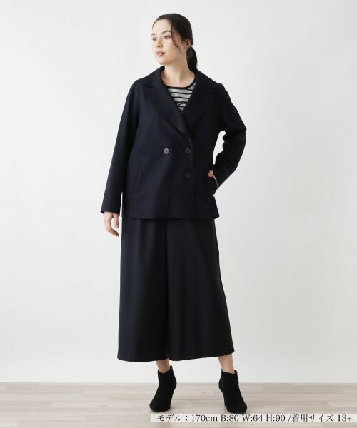 Leilian PLUS HOUSE / レリアンプラスハウス テーラードジャケット | ダブルジャケット | 詳細1