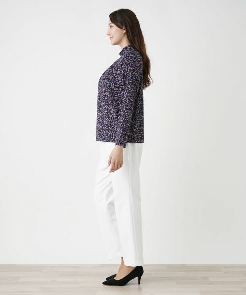 Leilian PLUS HOUSE / レリアンプラスハウス カットソー | ペイズリー柄ハイネックカットソー | 詳細2