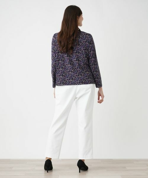 Leilian PLUS HOUSE / レリアンプラスハウス カットソー | ペイズリー柄ハイネックカットソー | 詳細3