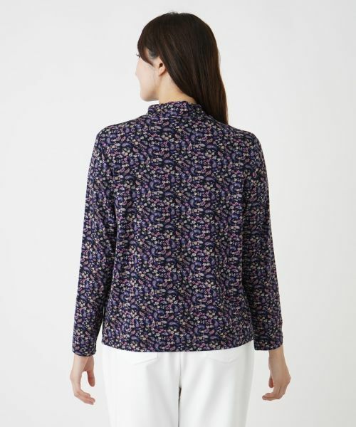 Leilian PLUS HOUSE / レリアンプラスハウス カットソー | ペイズリー柄ハイネックカットソー | 詳細6