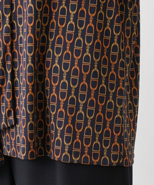 Leilian PLUS HOUSE / レリアンプラスハウス カットソー | チェーン柄プルオーバーカットソー | 詳細12