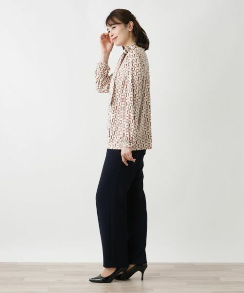 Leilian PLUS HOUSE / レリアンプラスハウス カットソー | チェーン柄プルオーバーカットソー | 詳細16