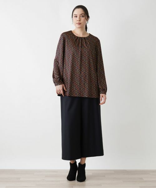 Leilian PLUS HOUSE / レリアンプラスハウス カットソー | チェーン柄プルオーバーカットソー | 詳細4