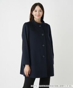 Leilian PLUS HOUSE / レリアンプラスハウス その他アウター | カシミヤスタンドカラーコート【プラス企画】