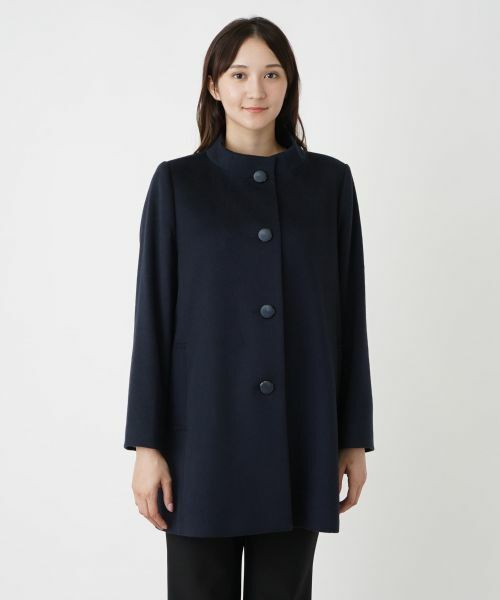 Leilian PLUS HOUSE / レリアンプラスハウス その他アウター | カシミヤスタンドカラーコート【プラス企画】 | 詳細4