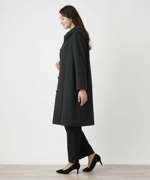 Leilian PLUS HOUSE / レリアンプラスハウス その他アウター | カシミヤステンカラーコート【プラス企画】【LORO PIANA】 | 詳細2