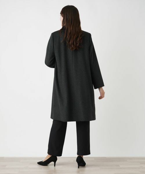 Leilian PLUS HOUSE / レリアンプラスハウス その他アウター | カシミヤステンカラーコート【プラス企画】【LORO PIANA】 | 詳細3