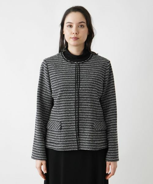 Leilian PLUS HOUSE / レリアンプラスハウス テーラードジャケット | ツイードジャケット【セミフォーマル】【プラス企画】 | 詳細4