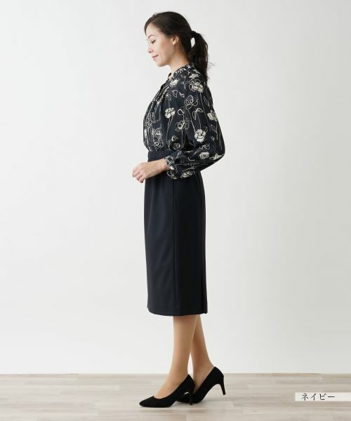 Leilian PLUS HOUSE / レリアンプラスハウス ミニ・ひざ丈スカート | スカート【プラス企画】 | 詳細2