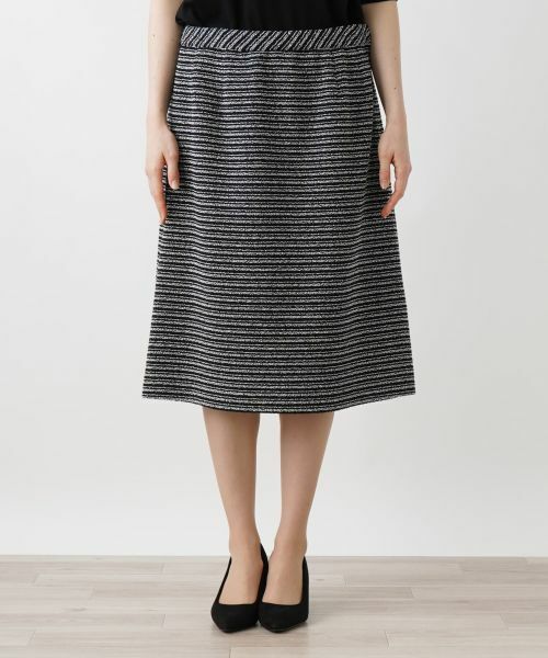 Leilian PLUS HOUSE / レリアンプラスハウス ミニ・ひざ丈スカート | ツイードスカート【セミフォーマル】【プラス企画】 | 詳細4