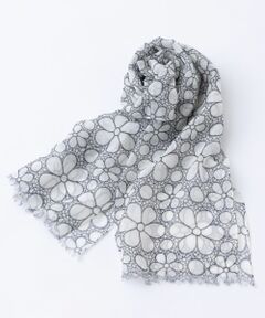 Leilian PLUS HOUSE / レリアンプラスハウス マフラー・ショール・スヌード・ストール | フラワー柄ストール