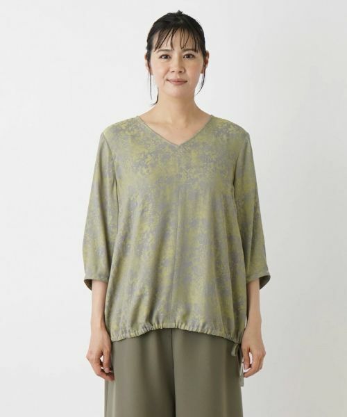 Leilian PLUS HOUSE / レリアンプラスハウス シャツ・ブラウス | 七分袖プルオーバーブラウス【BOURGE】 | 詳細10