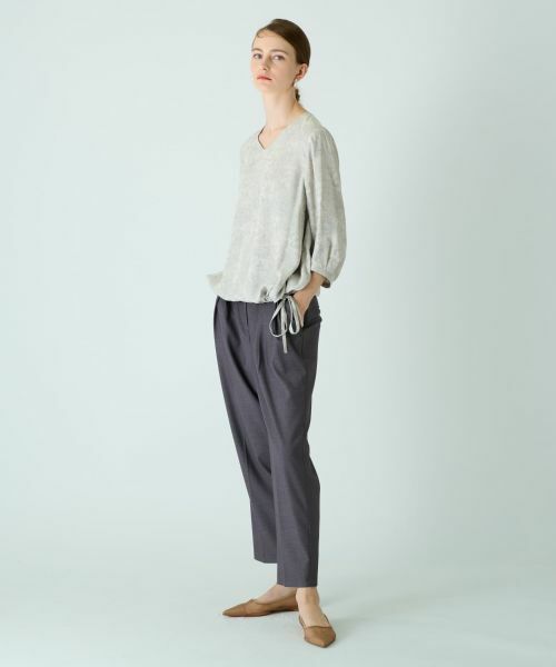 Leilian PLUS HOUSE / レリアンプラスハウス シャツ・ブラウス | 七分袖プルオーバーブラウス【BOURGE】 | 詳細2